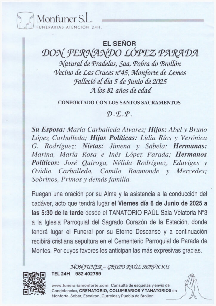 EL SEÑOR DON FERNANDO LOPEZ PARADA