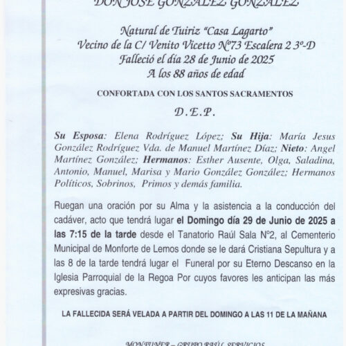 EL SEÑOR DON JOSE GONZALEZ GONZALEZ