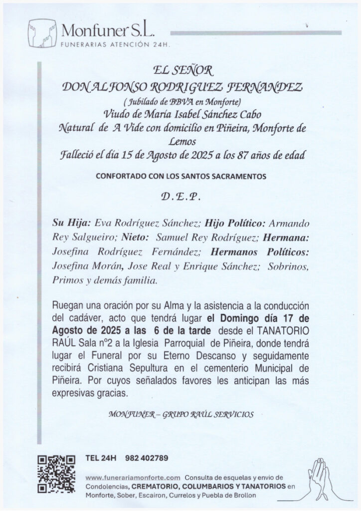 EL SEÑOR DON ALFONSO RODRIGUEZ FERNANDEZ