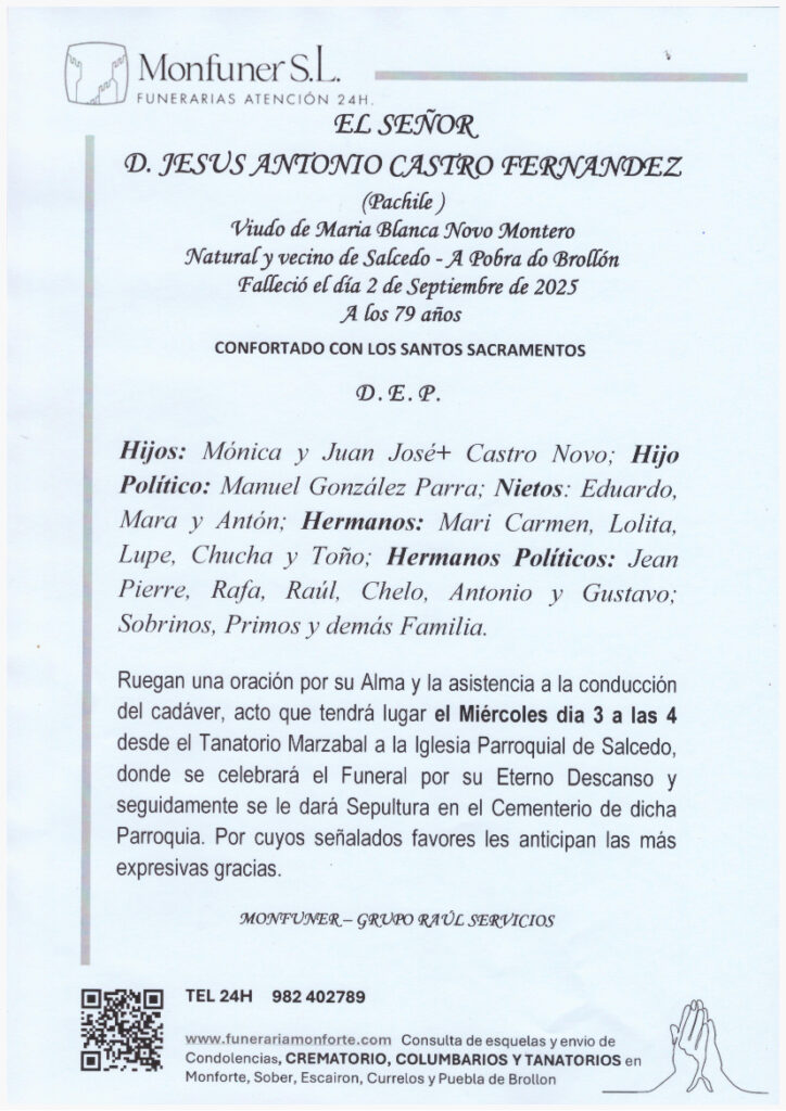 EL SEÑOR DON JESUS ANTONIO CASTRO FERNANDEZ