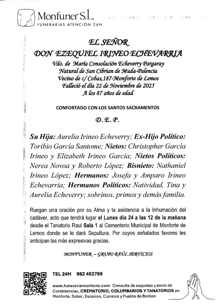 EL SEÑOR DON EZEQUIEL IRINEO ECHEVARRIA