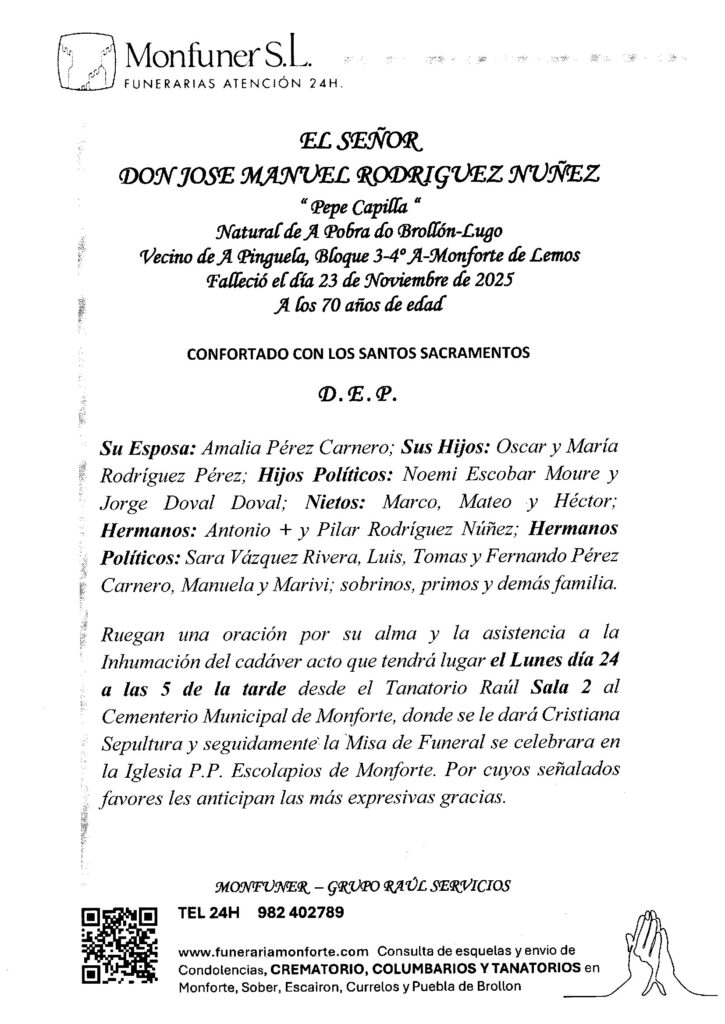 EL SEÑOR DON JOSE MANUEL RODRIGUEZ NUÑEZ