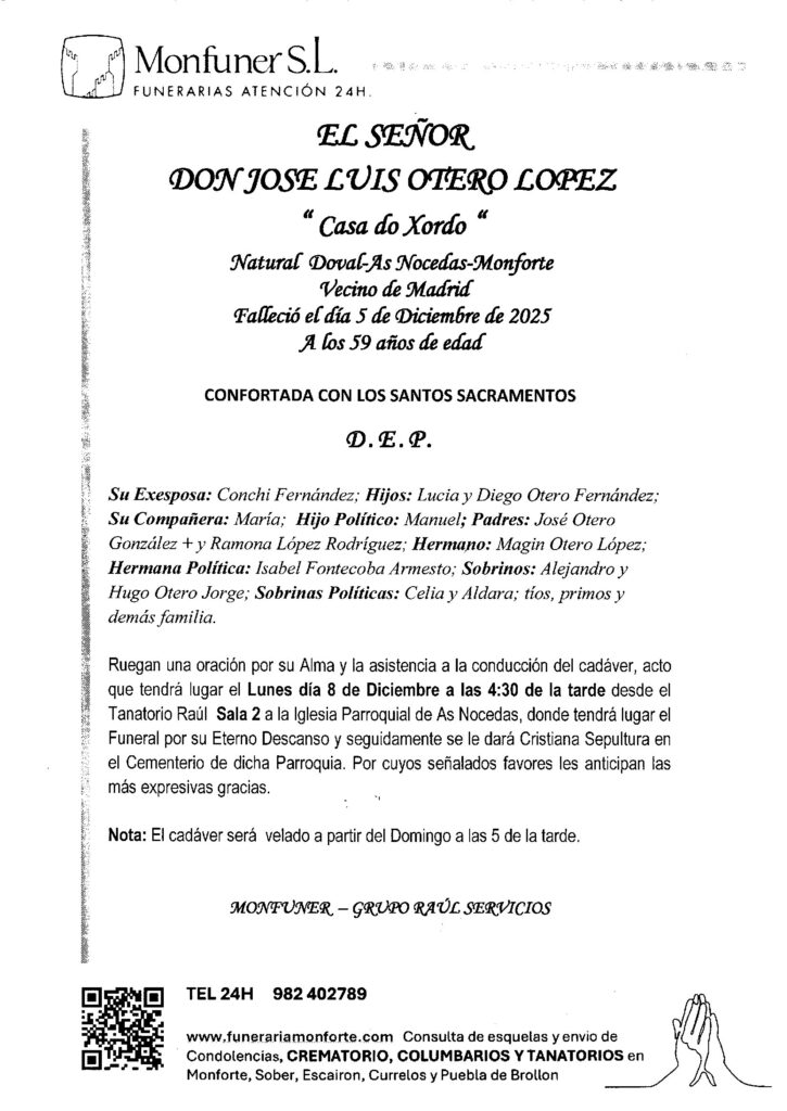 EL SEÑOR DON JOSE LUIS OTERO LOPEZ