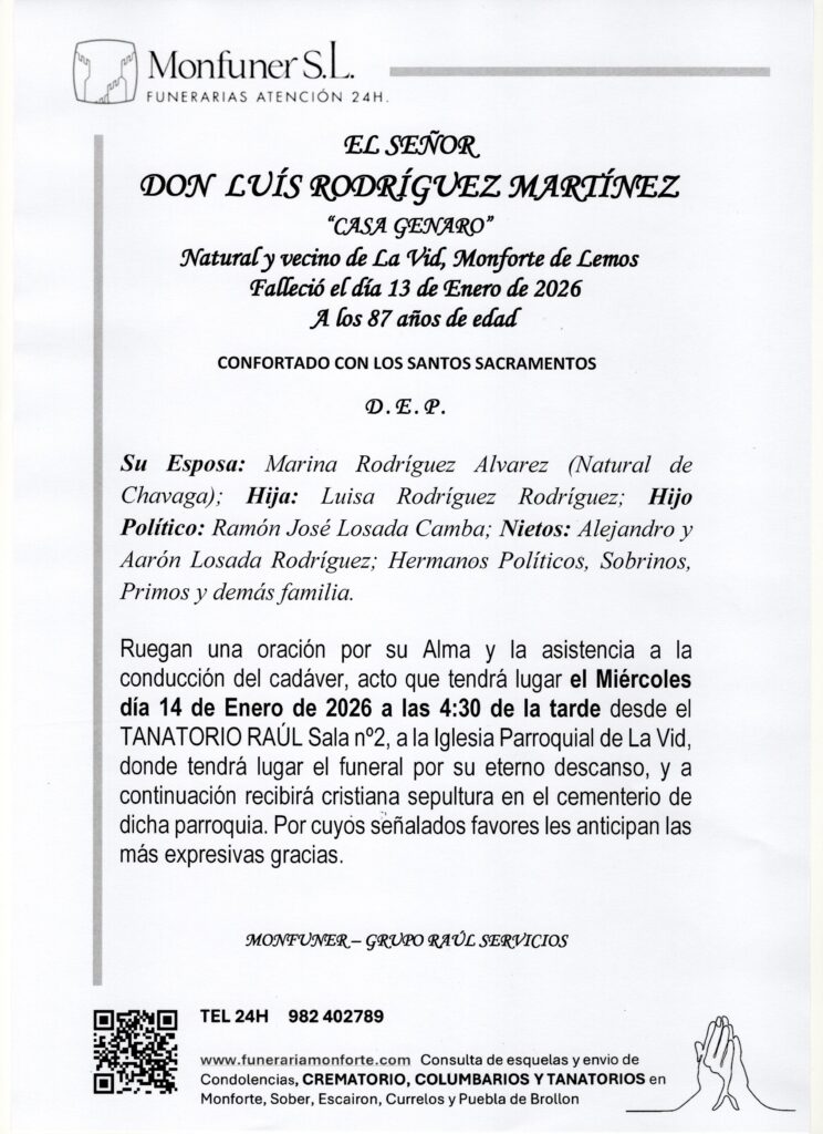 EL SEÑOR DON LUIS RODRIGUEZ MARTINEZ