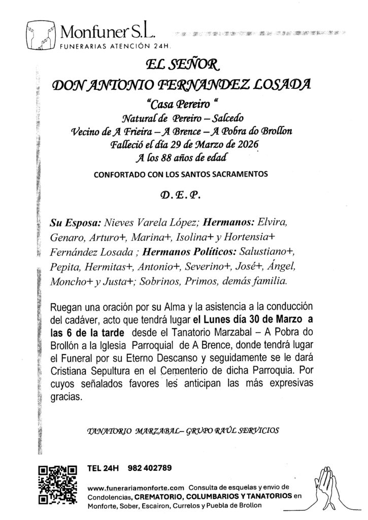 EL SEÑOR DON ANTONIO FERNANDEZ LOSADA