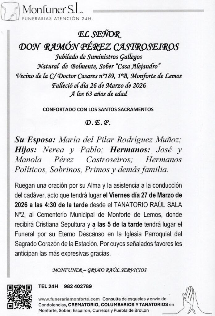 EL SEÑOR DON RAMÓN PÉREZ CASTROSEIROS